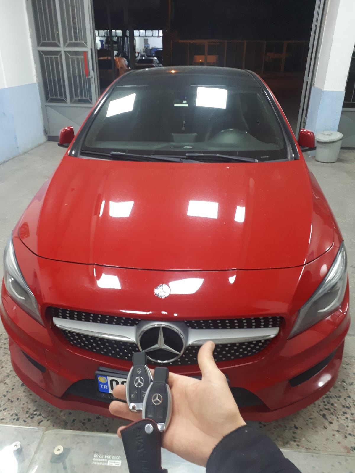Ankara oto anahtar Mercedes CLA 180