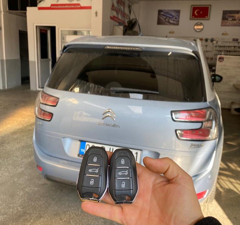 Citroen Picasso Yedek Anahtar